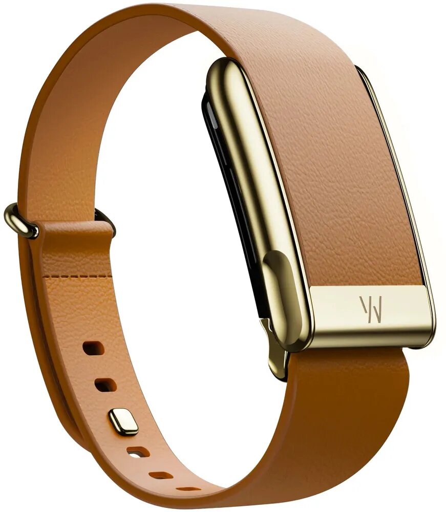 Whoop MG LeatherLuxe Camel with Gold/14mm/размер S - сменный, люксовый ремешок из настоящей итальянской кожи