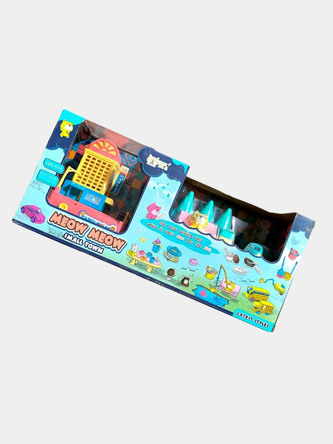 Детский игровой набор Meow Meow кошачий городок развивающий 3+ Код. 01569