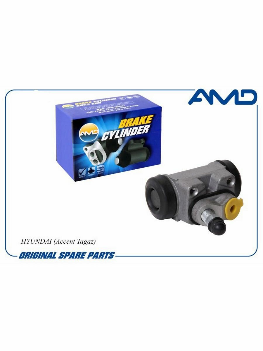 Цилиндр тормозной задний правый AMD AMDGC417 для KIA Shuma Hyundai Accent Elantra