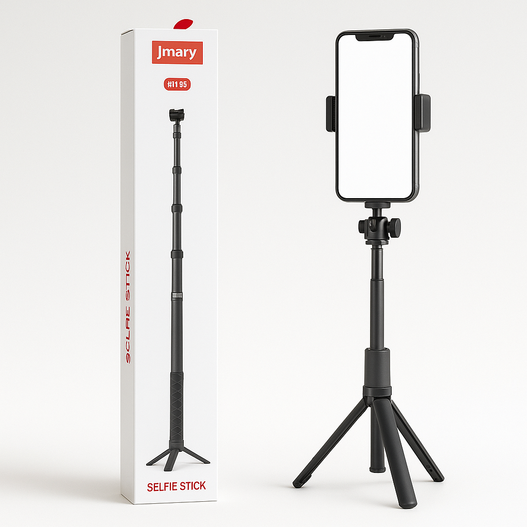 Jmary MT-55 Selfie Stick — профессиональный телескопический монопод для камер и смартфонов