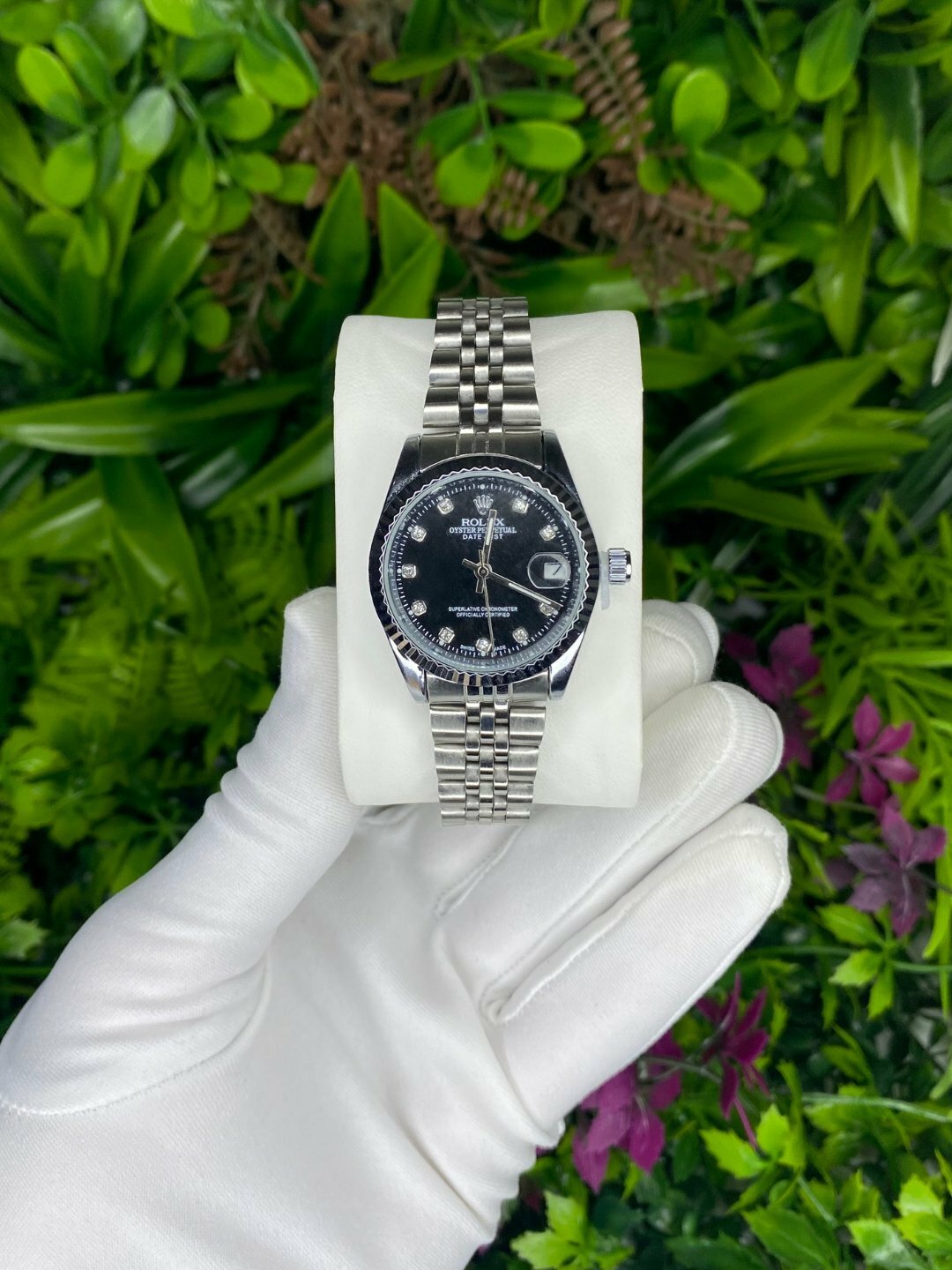 Наручные часы Rolex Классика, черный — фото 1