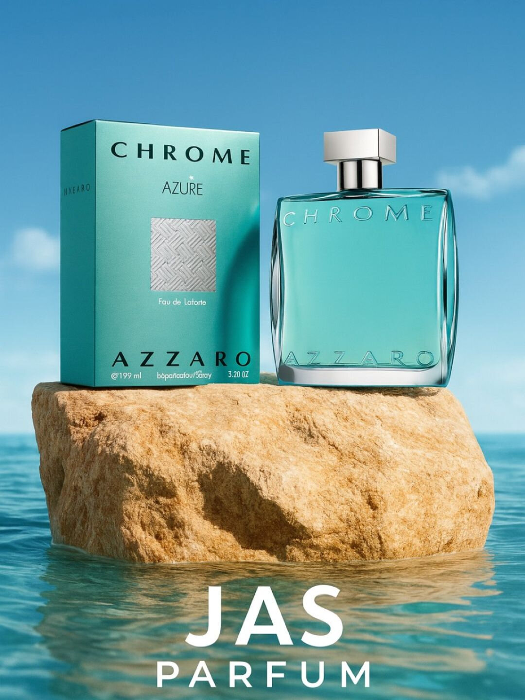 Туалетная вода Azzaro "Chrome Azure", для мужчин, восточные ноты, 100мл