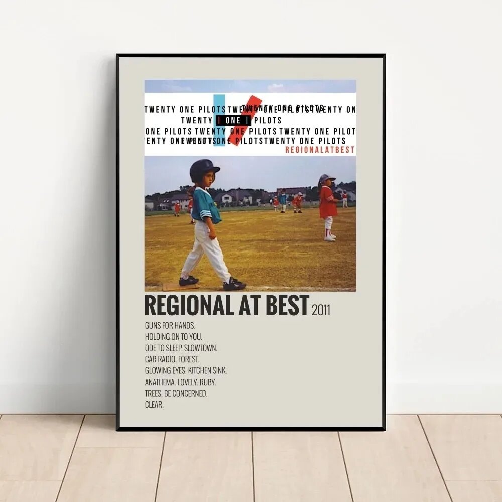 Винтажный постер Twenty One Pilots с изображением орла DJ40239-17, 30x40cm No Frame