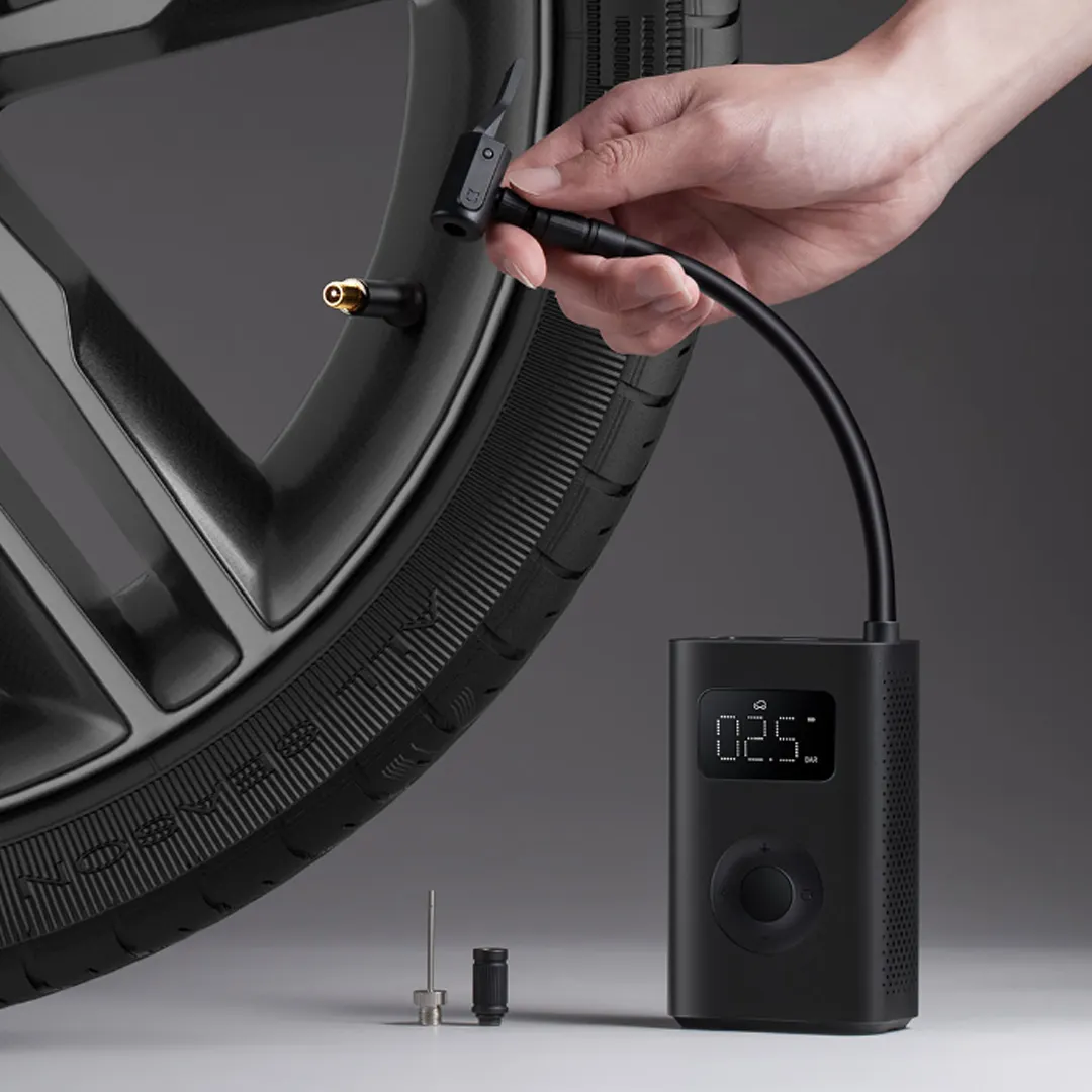 Изображение Насос автомобильный Xiaomi Air Pump 2, цифровой дисплей, высокое давление