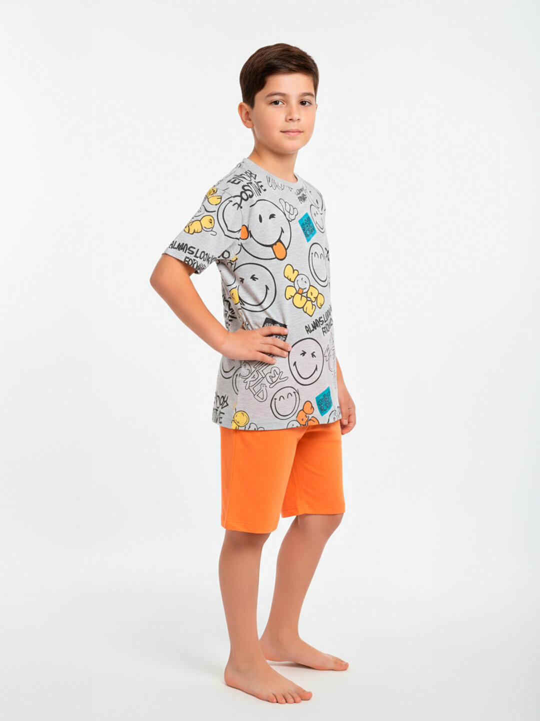 Пижама neo, размер 140, оранжевый — фото 1