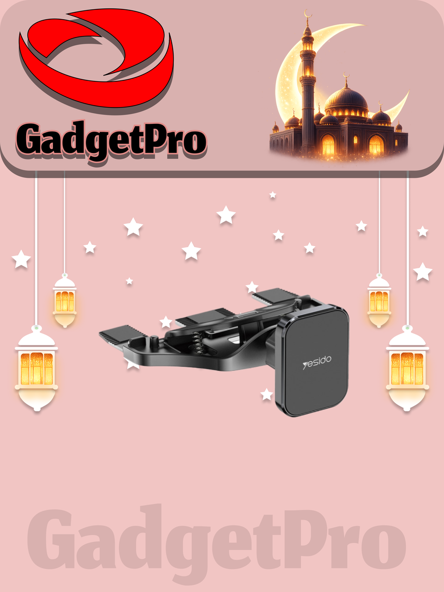 Магнитное крепление для смартфона C92 Square Pad: надежный держатель для телефона, черного цвета