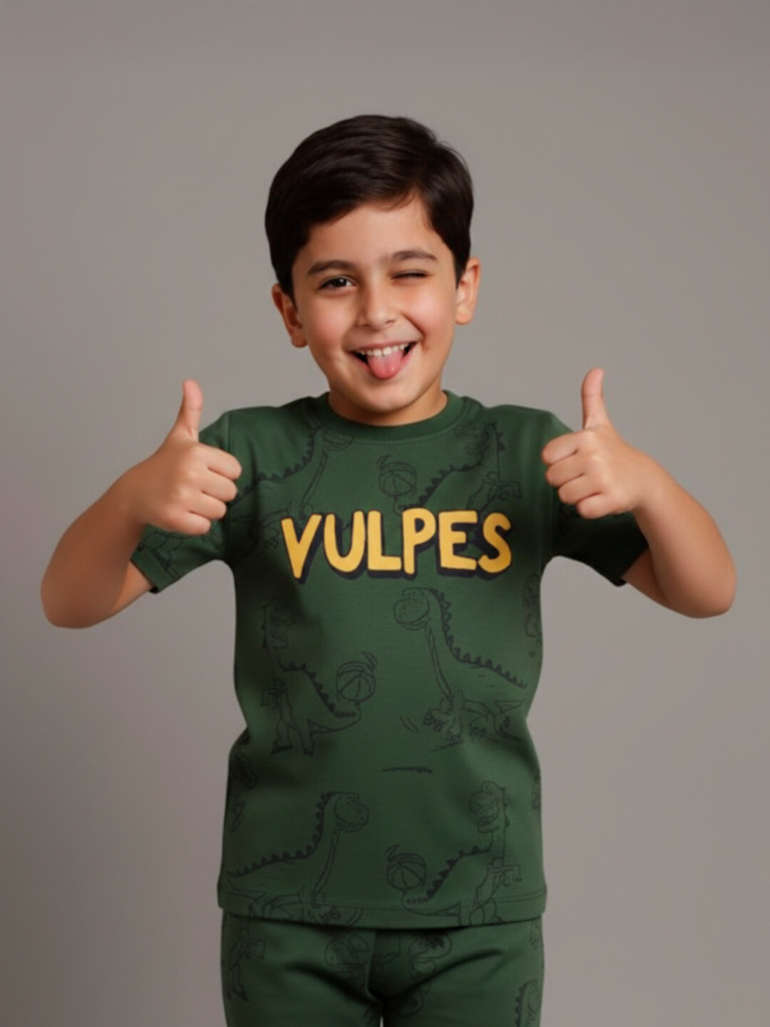 Пижама neo, размер 116, хаки — фото 1