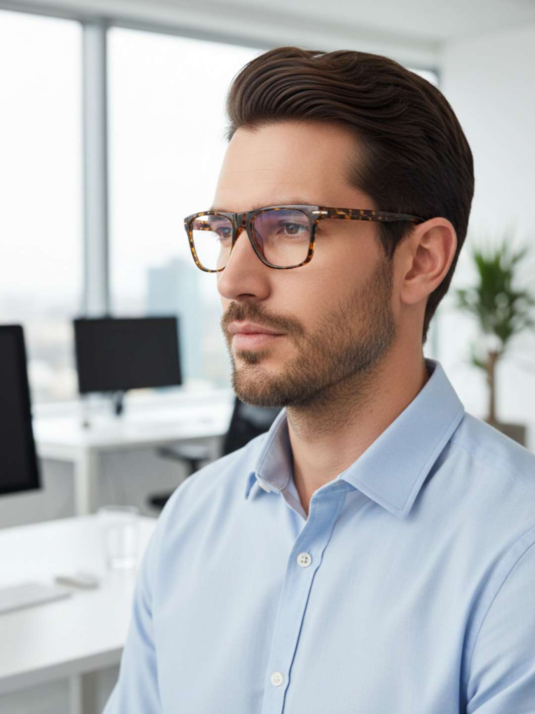 Мужские и женские компьютерные очки, 100% защита