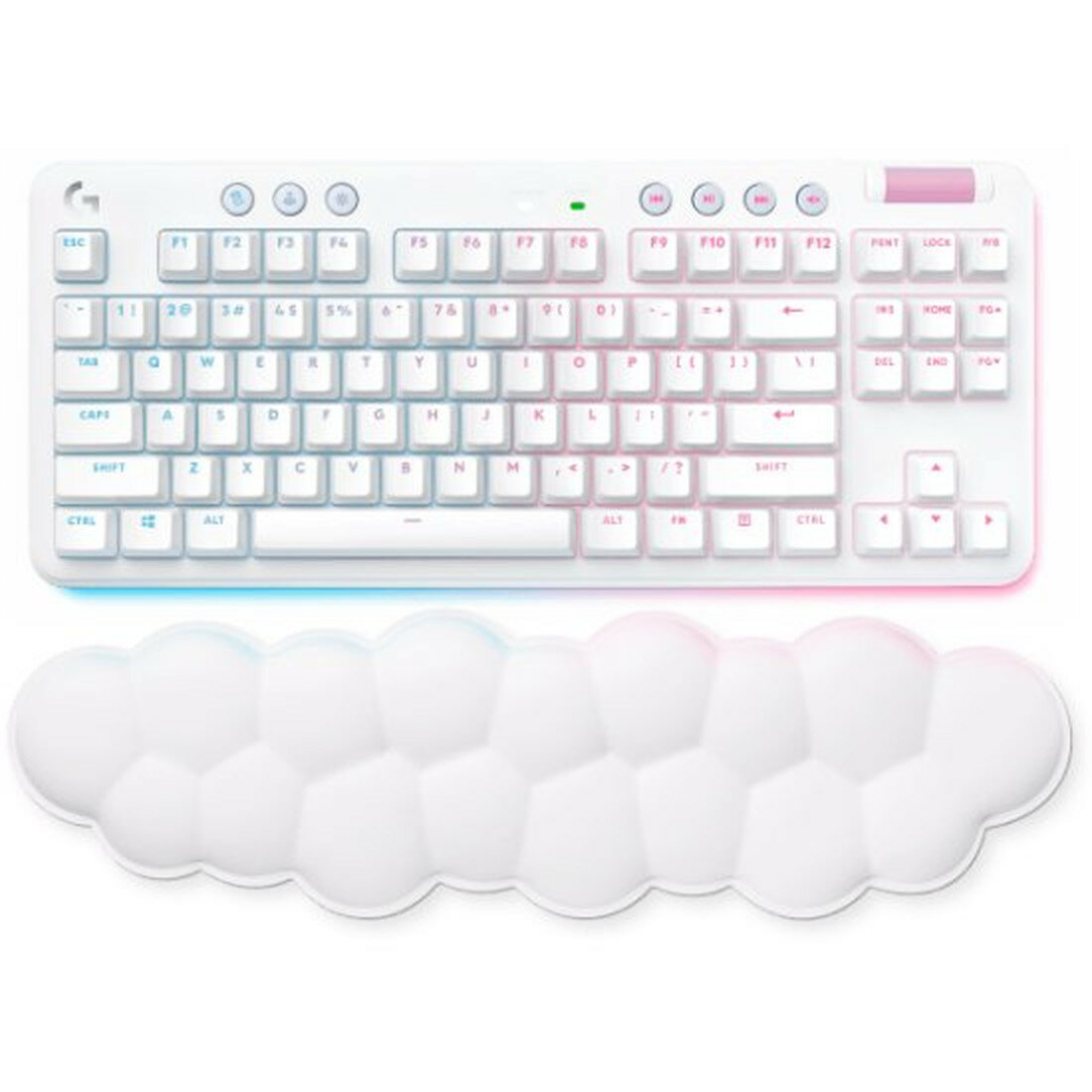 Клавиатура Logitech G715 TKL Lightspeed RGB беспроводная белый (920-010691)