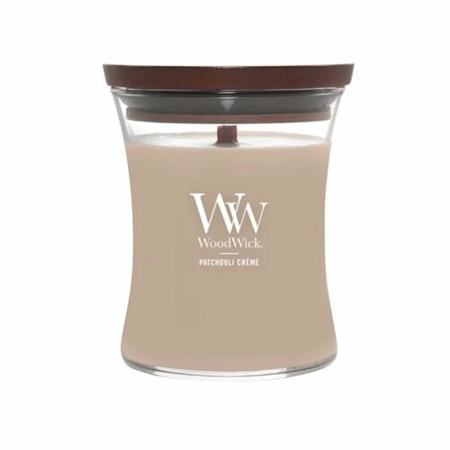 фото Ароматическая свеча woodwick "пачули крем/patchouli créme", средняя
