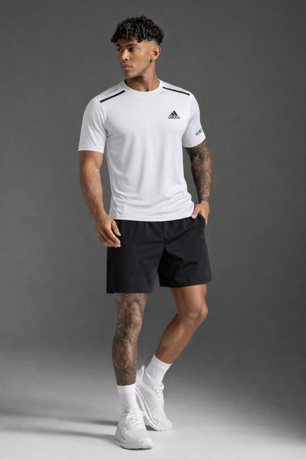 Футболка спортивная adidas, 1 шт., размер s, white — фото 1