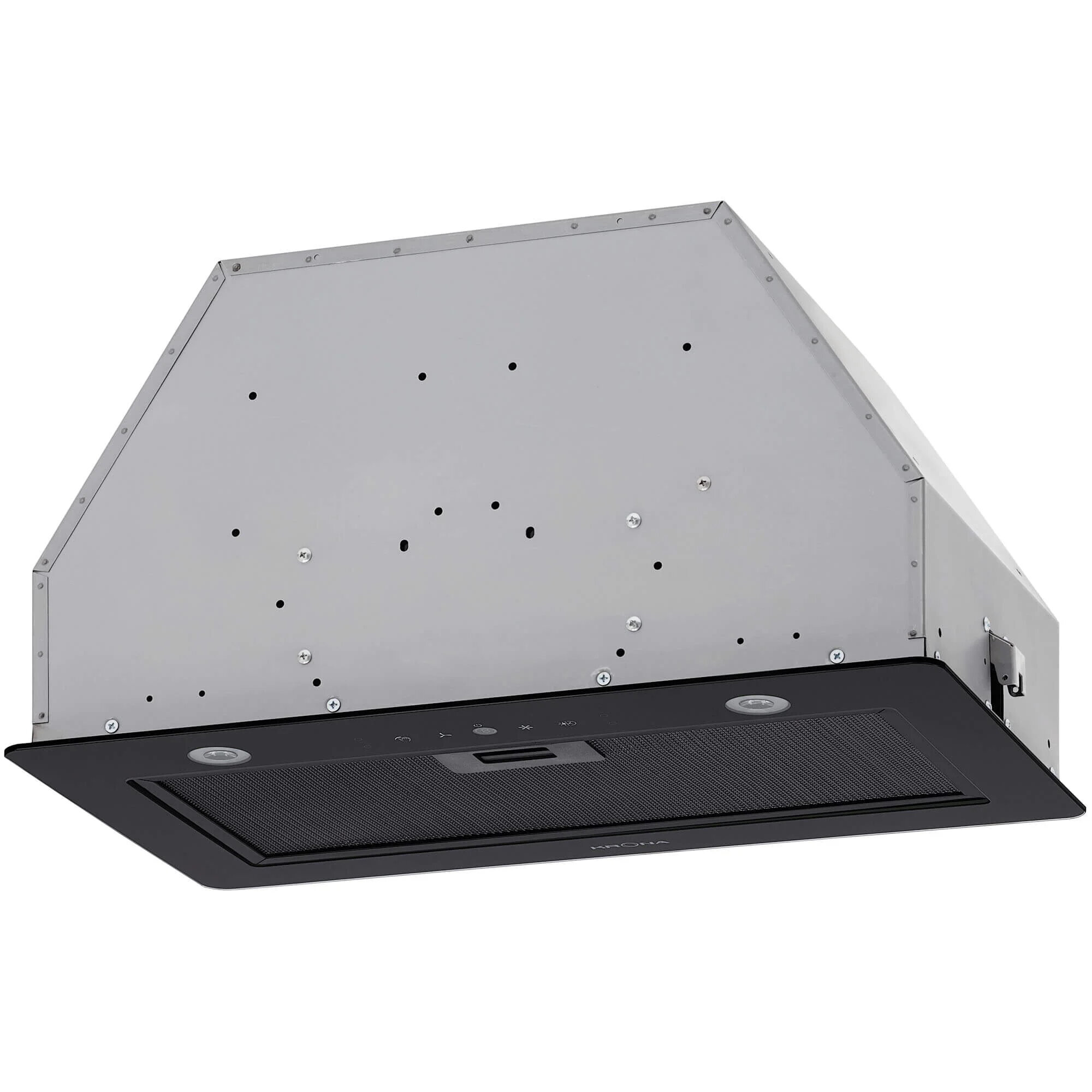 Полновстраиваемая вытяжка Krona SVEN 600 black SGC RL