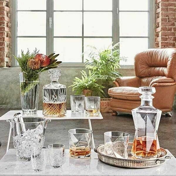 Штоф "Кассиопея" с крышкой; стекло; 0,85л. — фото 1