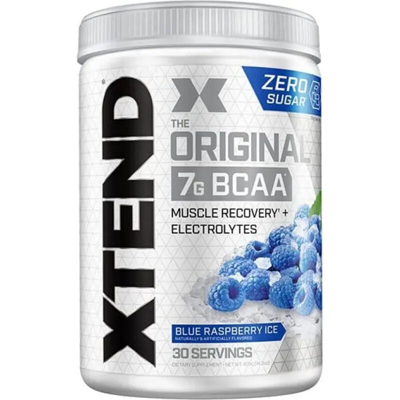 Аминокислотный комплекс "XTEND BCAA", порошок, без лактозы, банка, 444 г, 30 порций