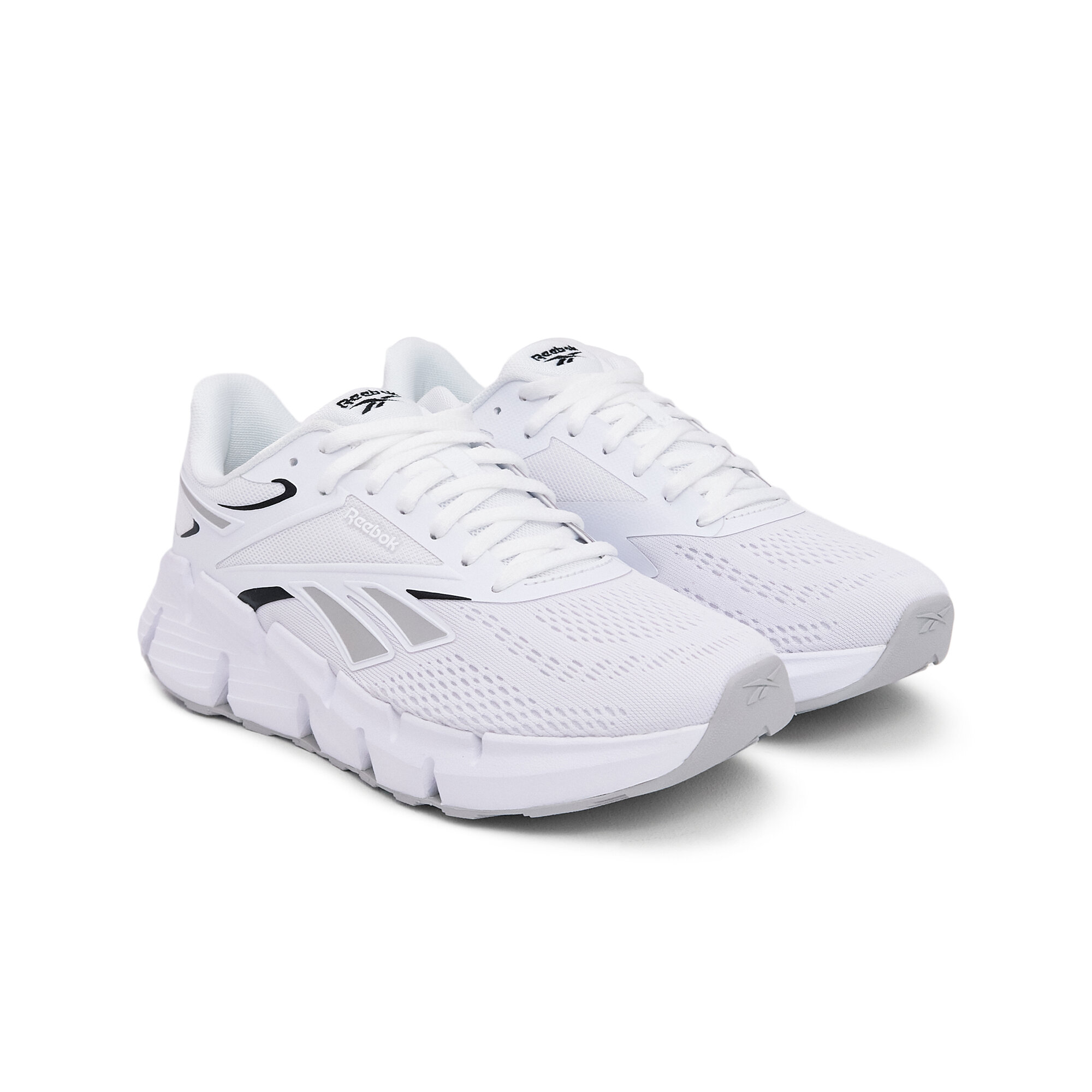 Кроссовки Reebok Zig Dynamica 6, размер 8,5 US, белый/серый/черный — фото 1