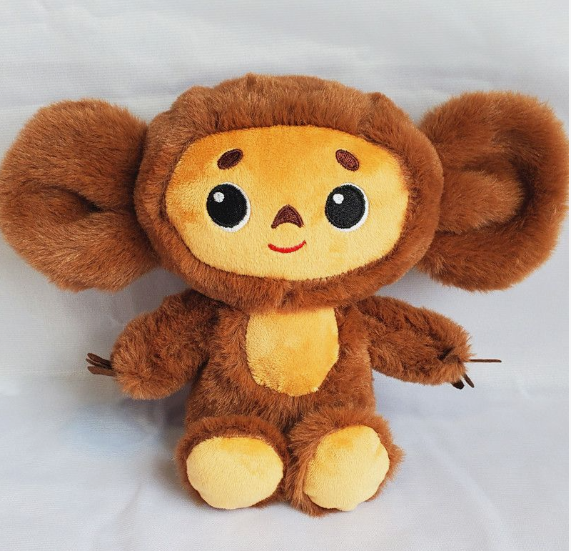 Мягкая игрушка "Чебурашка", плюшевая без эффектов, высота 20 см