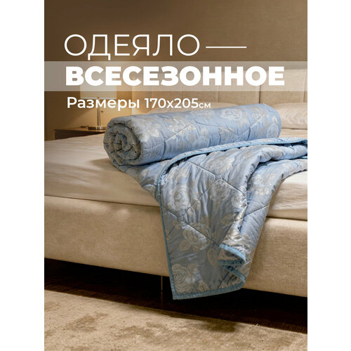 фото Одеяло роза тик лебяжий пух всесезонное 170*200 +-3% (мартекс)