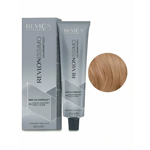 фото Краска для волос revlon professional revlonissimo colorsmetique, краситель с гиалуроновой кислотой перманентный, 8dn