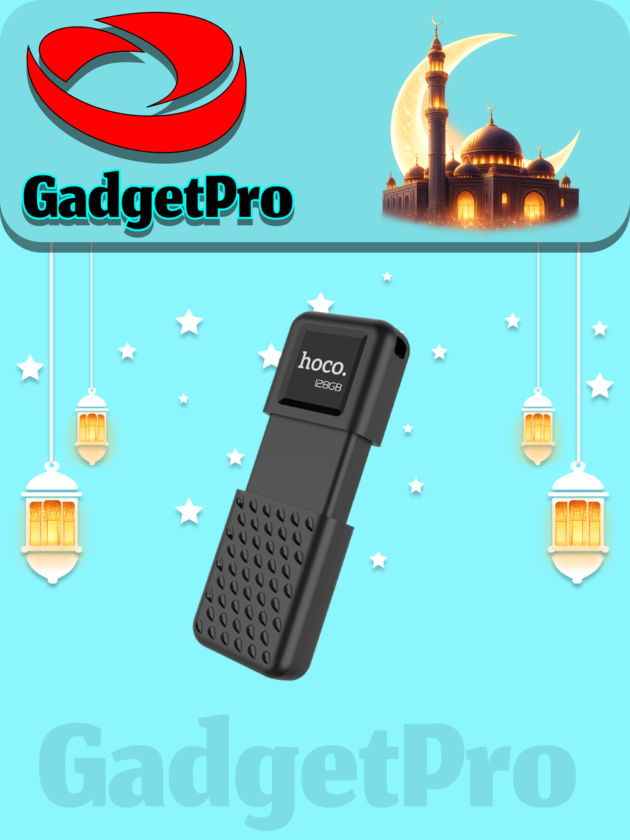 USB Flash Drive hoco. UD6 128GB: Высокоскоростная флешка USB 2.0 для надежного хранения данных.