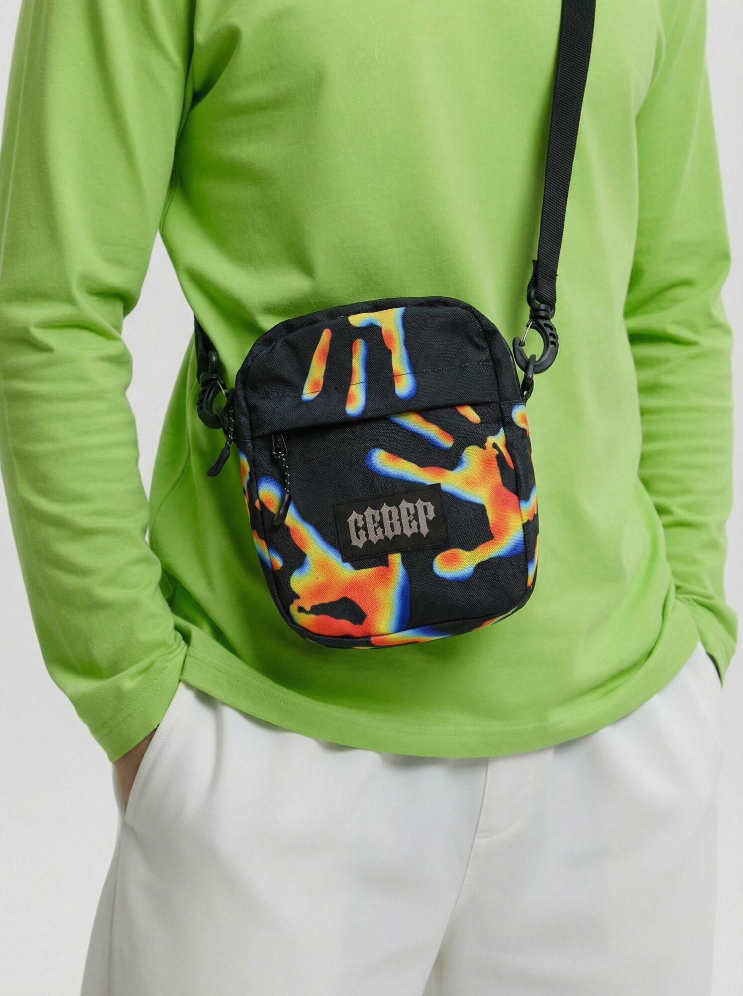 Сумка мессенджер Severcloth ing, черный — фото 1