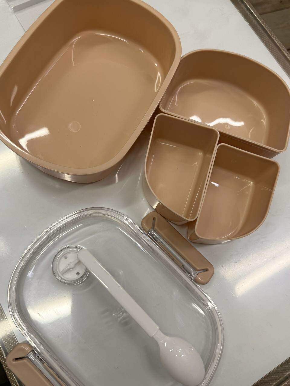 Контейнер для еды, ланч бокс с подогревом — фото 1