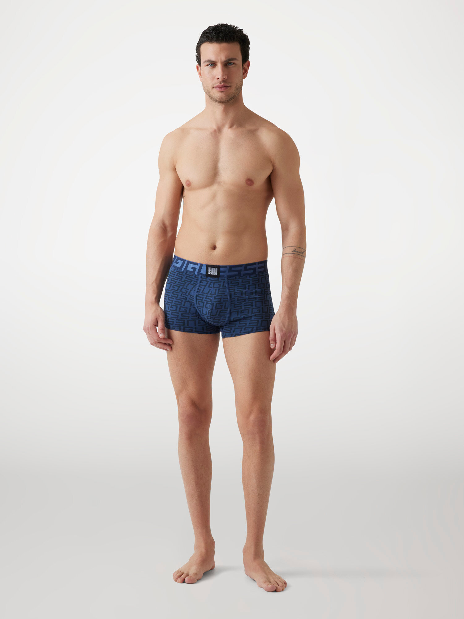 Трусы GUESS, комплект из 3 шт., размер XL, синий — фото 1