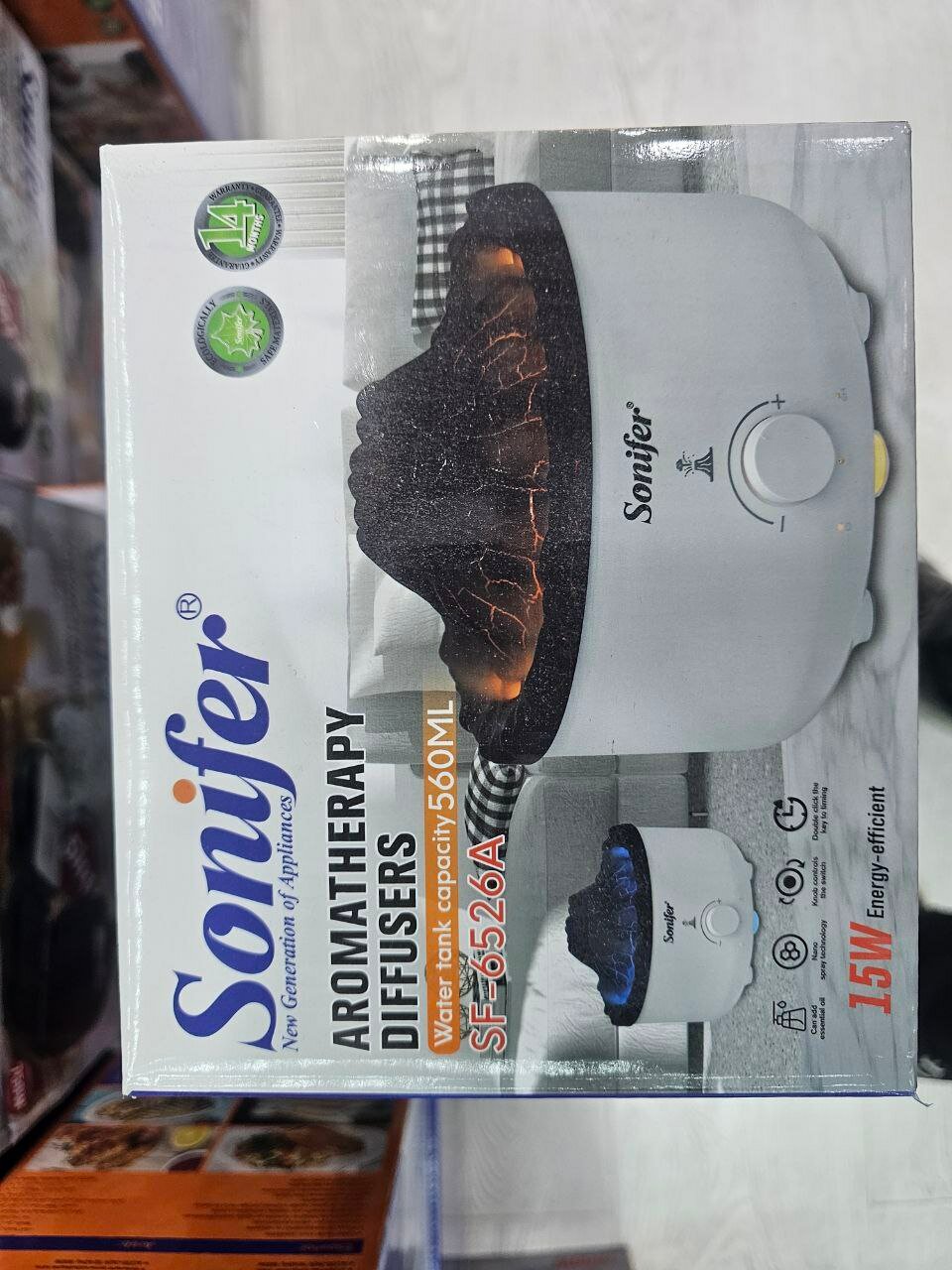 Увлажнитель воздуха Sonifer SF-6526B — увлажнитель воздуха с электронным управлением и 4 скоростями.