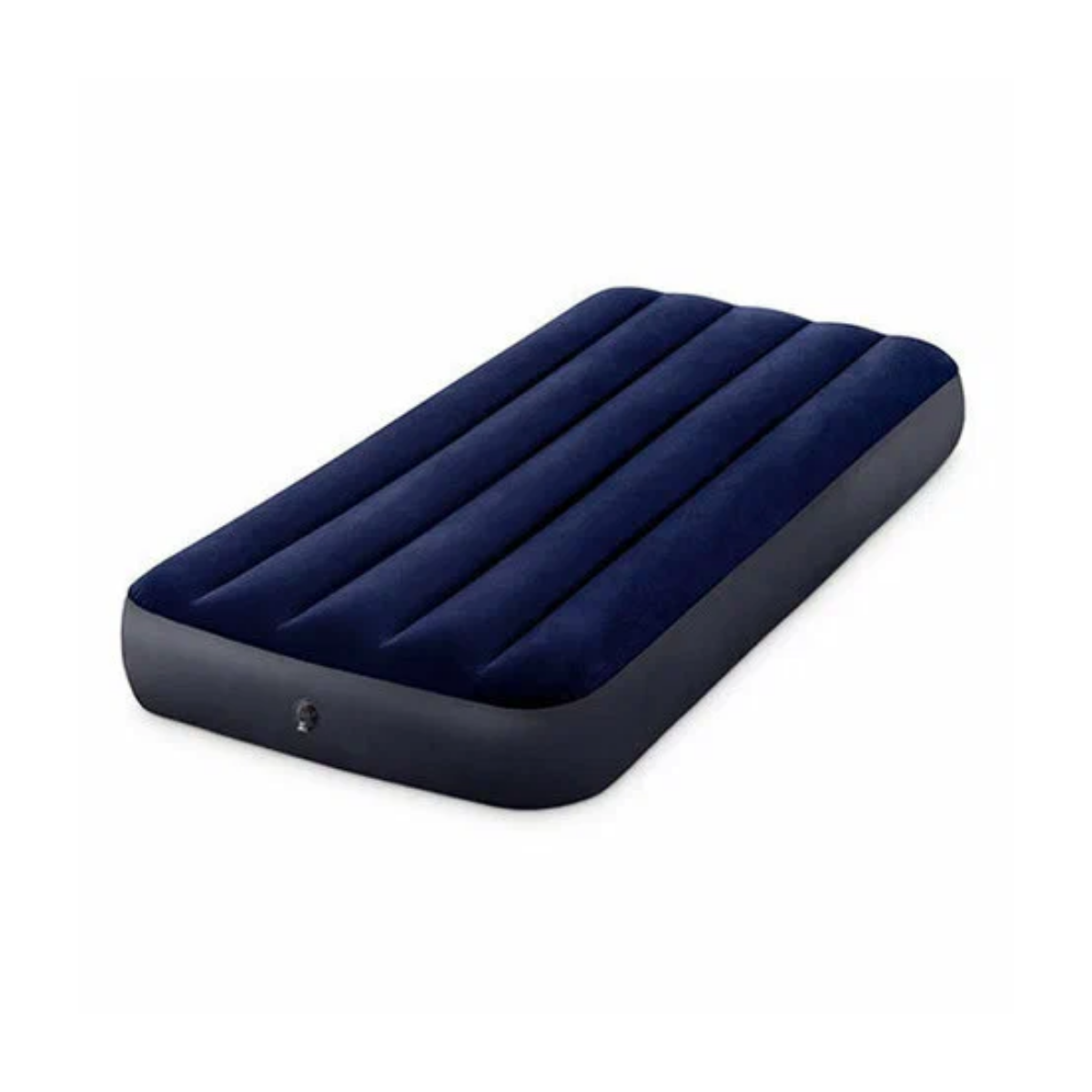 Надувной матрас полуторный Classic Downy Airbed Dura-Beam Intex 64758 синий, выдерживает до 270