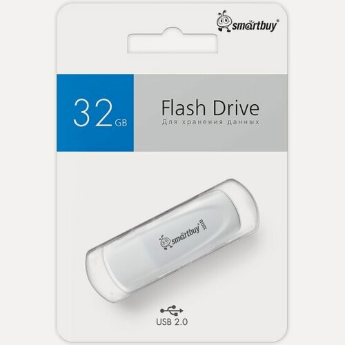 Изображение товара USB флешка Smartbuy 32Gb Scout white USB 2.0