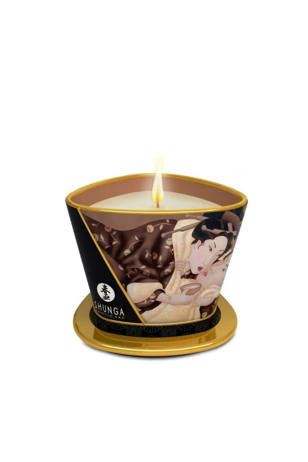 Массажное масло в виде свечи Shunga Intoxicating Chocolate