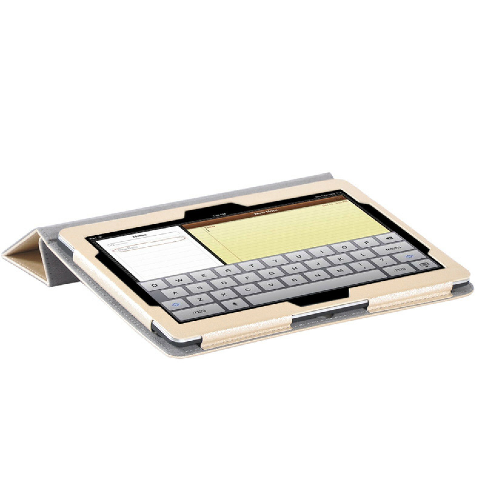 Чехол-футляр-книжка MyPads для планшета HP x2 10 G2, голубая натуральная кожа, подставка