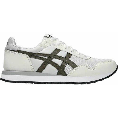 фото Кроссовки asics tiger runner ii, размер 8 us, белый/бежевый