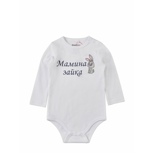 фото Боди kari baby, размер 12-18m, белый