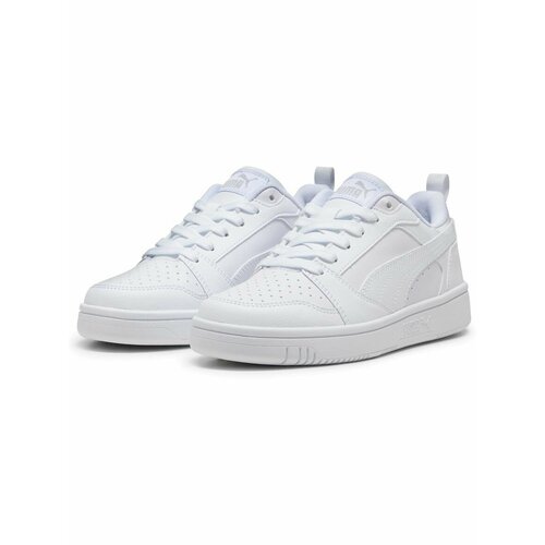 фото Кеды puma rebound v6 lo kids, размер 3,5 uk, белый