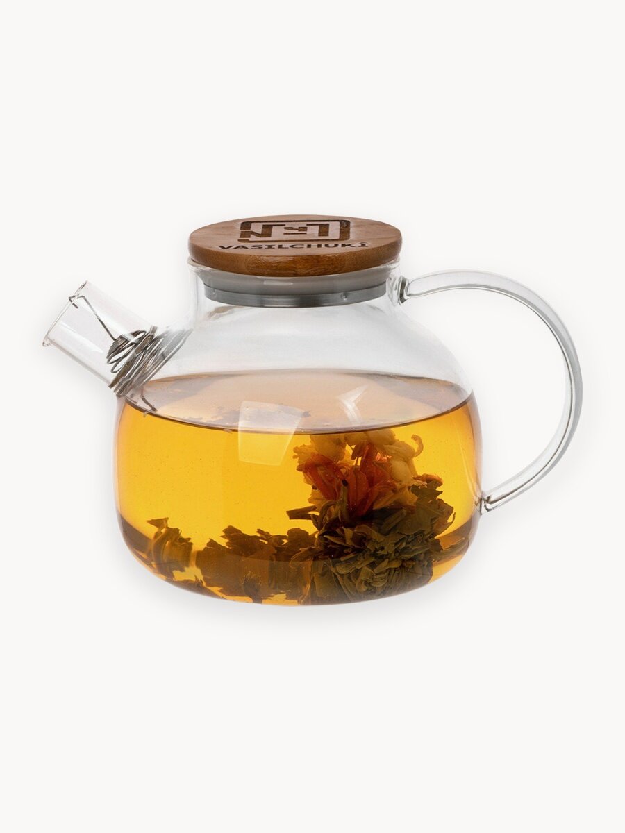 Чайник заварочный стеклянный с фильтром жаропрочный ЧаЕ, для чая и трав, 500 мл