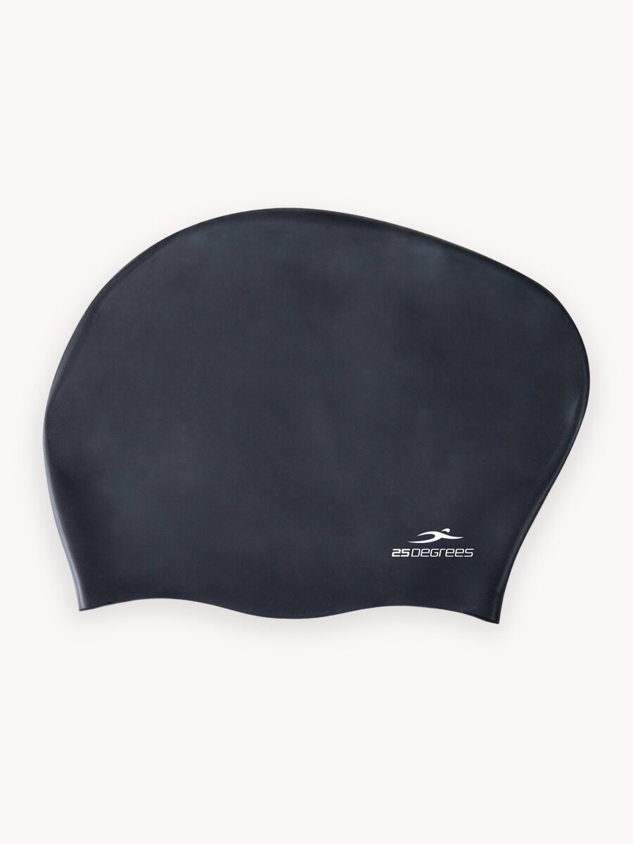 Шапочка для плавания 25DEGREES Mamana Black 25D21014A, силикон, для длинных волос