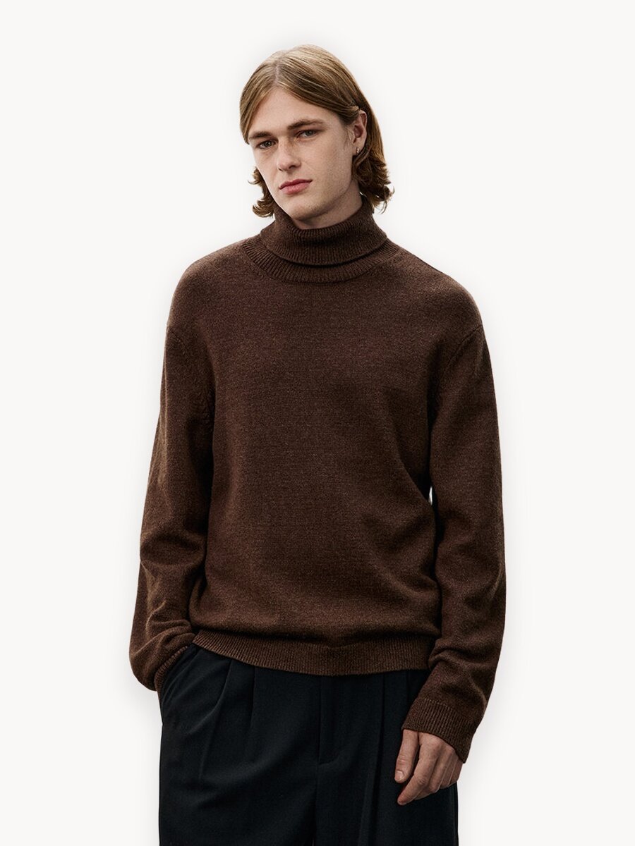 Водолазка Befree Man Basic, размер S, коричневый