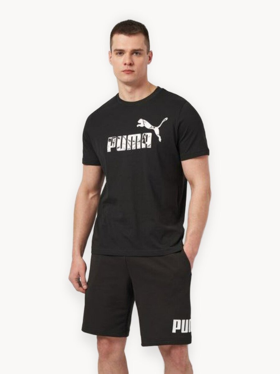 Футболка PUMA GRAPHICS No.1 Logo, размер XS, черный