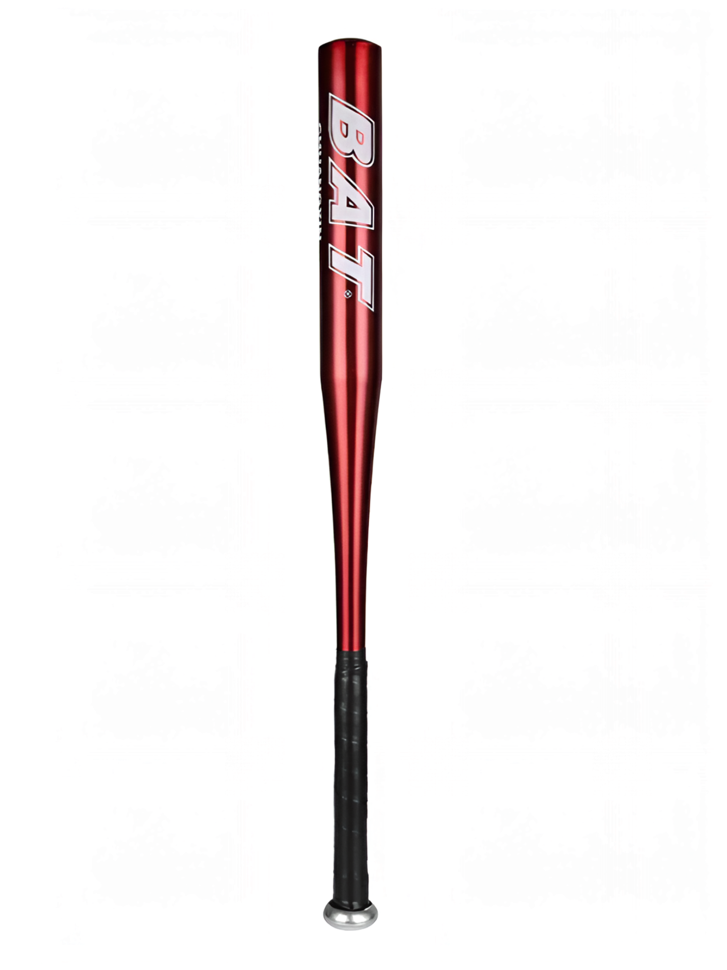 Бита алюминий, красная глянцевая, с намоткой CLIFF 32"/80 см, .