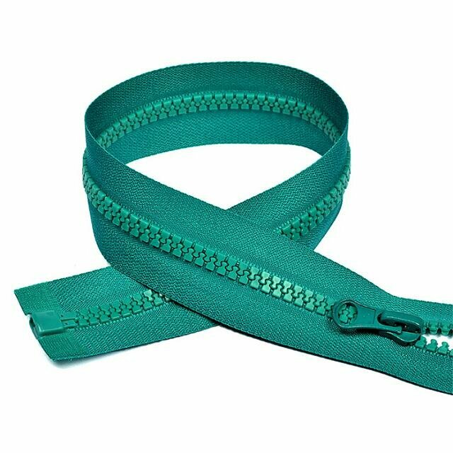Молния MaxZipper трактор №5 1 замок 80см цв.209 т. бирюза 2 штуки