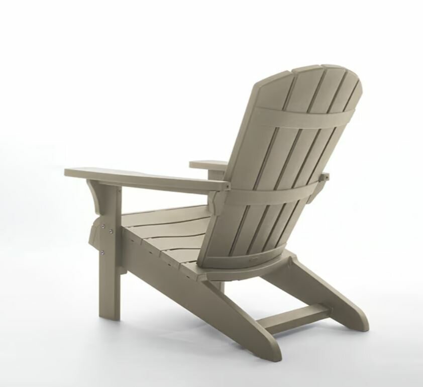 Кресло Keter Troy Adirondack складное капучино влагостойкое 10кг