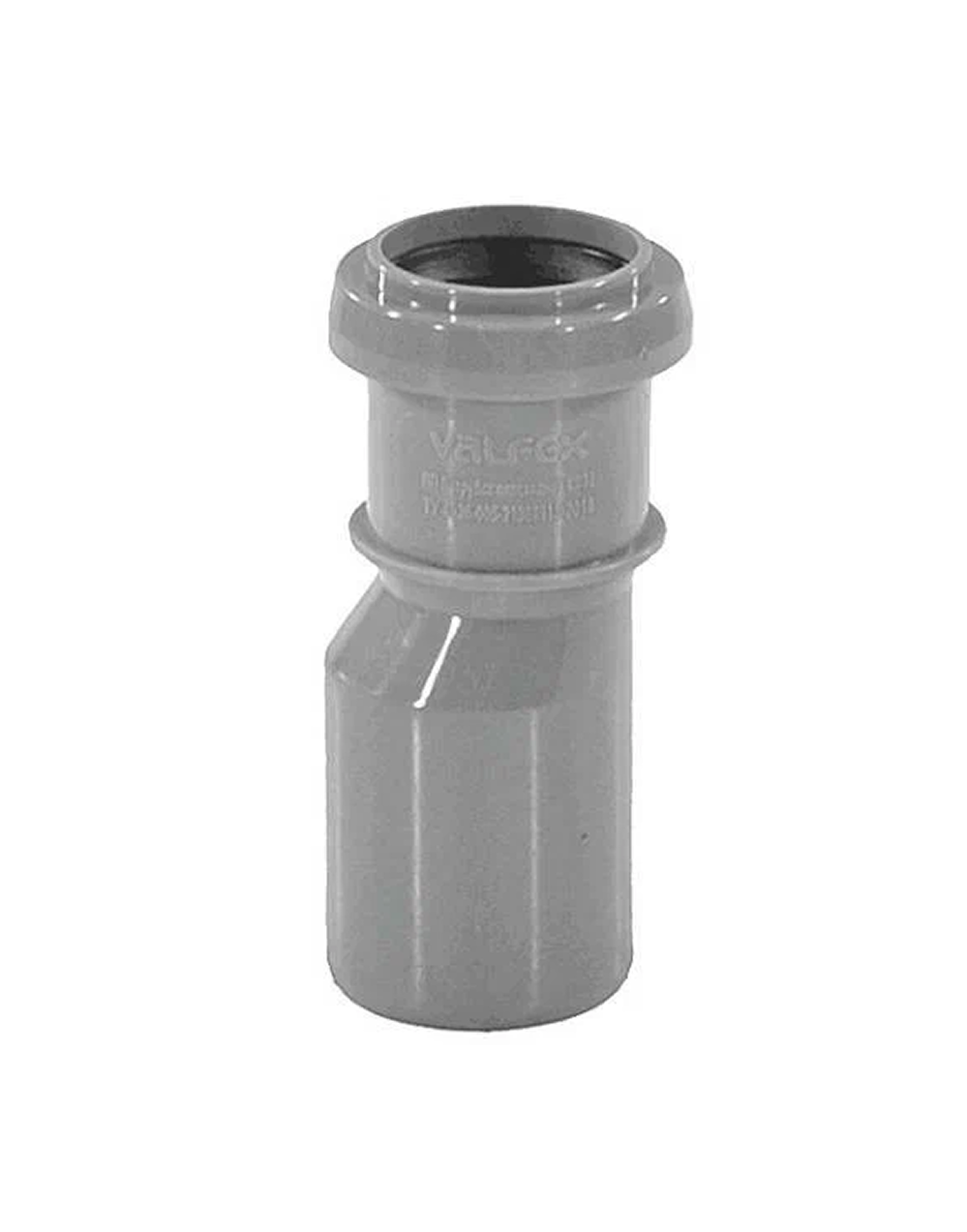 Переход PP-H эксцентрический серый Дн 40х32 б/нап в/к VALFEX 25040032