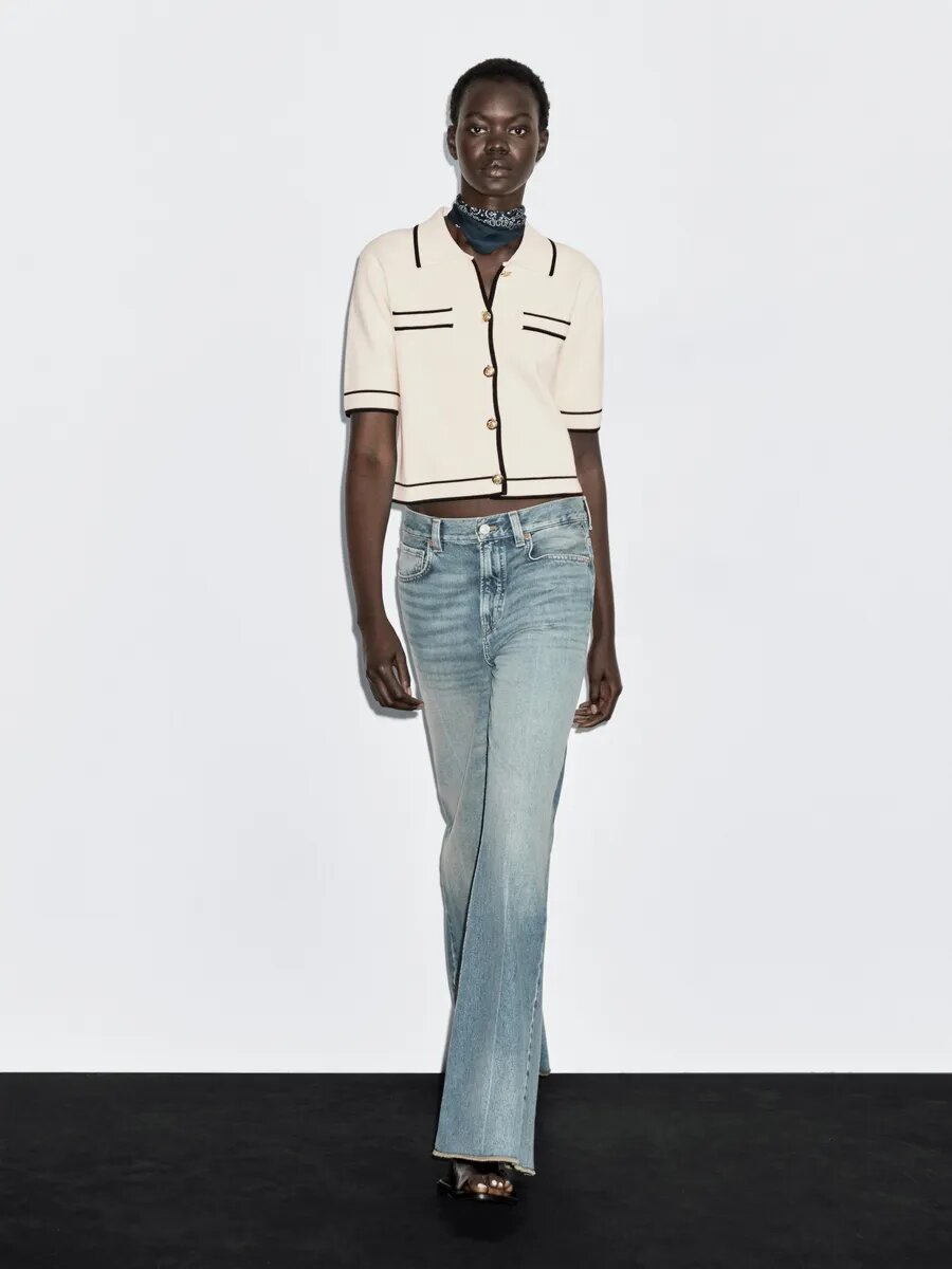 Кардиган Massimo Dutti, размер XS, , кремовый