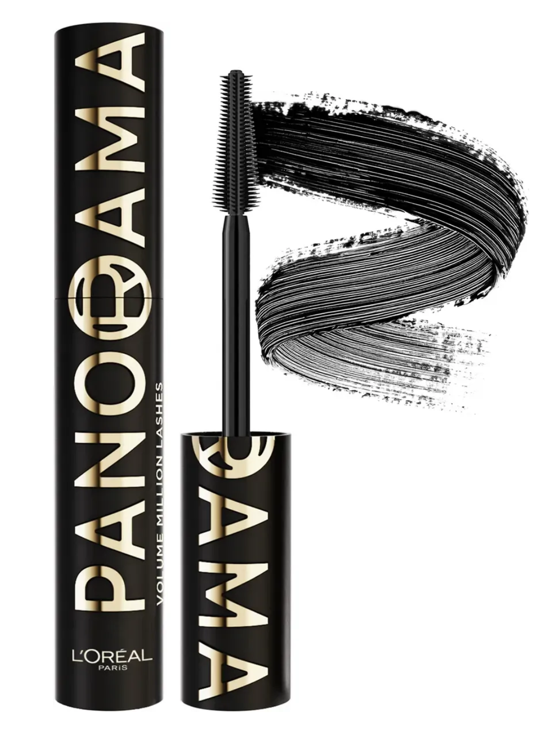 Тушь для ресниц L'Oréal Paris Volume MilLashes Panorama, водостойкая, черная, 105мл
