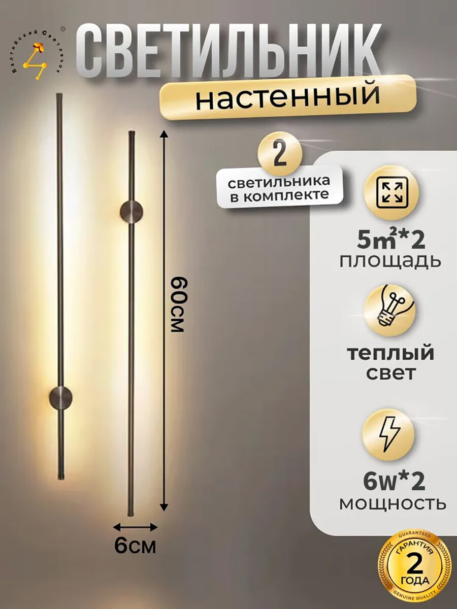 Настенный светильник Балтийский Светлячок, LED