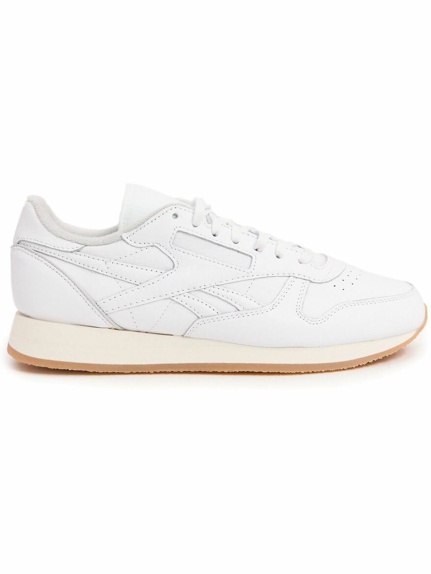 Кроссовки Reebok Classic Leather 1983 Vintage Crepe, полнота F (EU)/ на среднюю стопу, размер 8,5 US, белый,