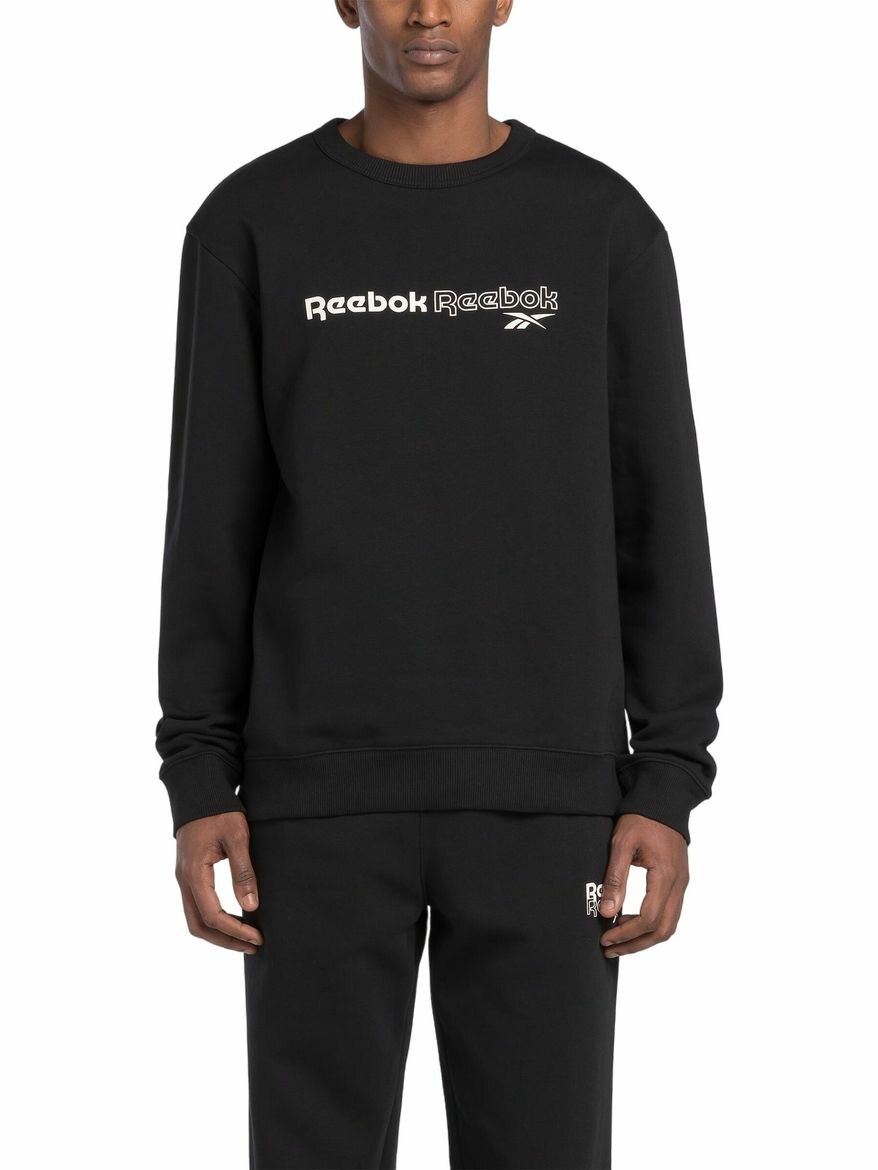 Свитшот спортивный Reebok Identity Brand Proud Sweatshirt, размер M INT, , черный