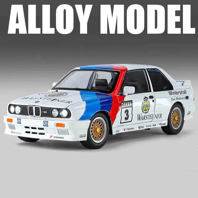 Машинка-игрушка Che Zhi BMW M3 E30 Sport Car, открывающиеся двери, реалистичный дизайн — фото 1