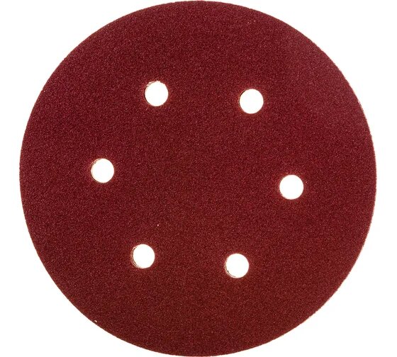 Круг шлифовальный универсальный 5 шт. (150 мм; Р120) мастер Зубр 35566-150-120