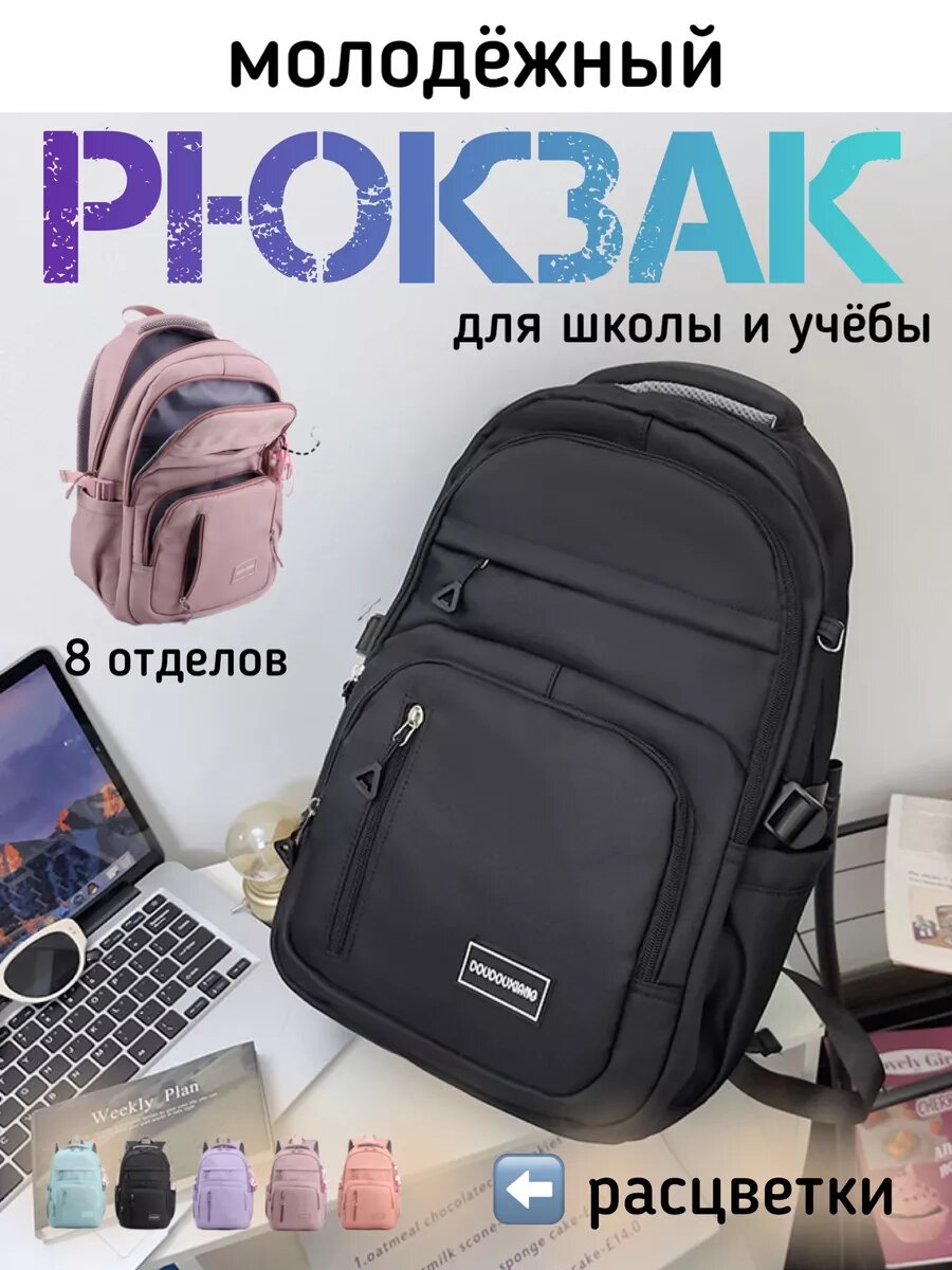 Рюкзак школьный для девочки для подростков — фото 1